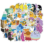 50Pcs Anime Adventure Time Stickers Pack For Kids On The Laptop Fridge Phone Skateboard Travel Suitcase Sticker
