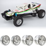 Aluminum Beadlock Wheel Rim Hubs for Tamiya Grasshopper Hornet Frog RC Car Parts