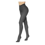JYC CREATIVE Bas thermique pour femme, sous-vêtements thermiques, élastiques et confortables, collants chauds pour hiver, vêtements thermiques, gris, 40