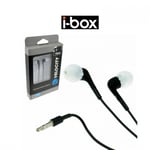 Velocity iBox Handsfree Earphones Headphones Earbuds Slimline for Samsung Iphone