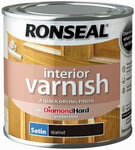 Ronseal Quick Drying Satin Walnut Interior Varnish Paint 250ml