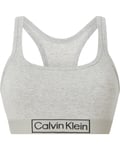 Calvin Klein Unlined Bralette W - Reimagined Heritage Grey Heather (Storlek S)