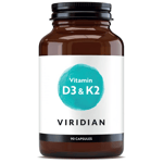 Viridian Vitamin D3 & K2 90 Vegan Capsules