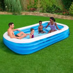 Bestway H20GO! 10ft Family Fun Inflatable Pool Paddling 2 Bench Seats