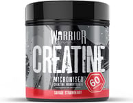 Warrior Creatine Monohydrate Powder – 300G – Micronised for Easy Mixing and Cons