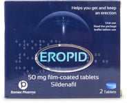 Eropid Sildenafil 50mg 2 Tablets