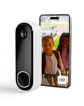 Arlo HD Doorbell Camera Wireless, Outdoor WiFi Video Doorbell, Cameras House Security, 6 Month Battery Operated Security Camera, Motion Sensor, Night Vision, Free Trial of Arlo Secure, White