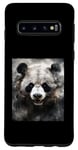 Coque pour Galaxy S10 Illustration portrait animal panda