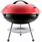 Trade Shop - Charcoal Barbecue Round Bbq Grill Lid Table Top Grill Brace