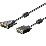 Akyga AK-AV-03 Convertisseur VGA DVI 24+5 Broches pour PC vidéo 1,8 m