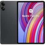 Xiaomi Redmi Pad Pro + Housse - Tablette 12,1" 2,5 K (Snapdragon 7s Gen 2, 6 Go de RAM, 128 Go de ROM, 4 Haut-parleurs, WiFi + Bluetooth 5.2, Batterie de 10 000 mAh), Gris (Version ES)