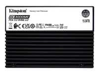 Kingston Dc3000me - Ssd - Enterprise - Krypterat - 15.36 Tb - Inbyggd - 2.5" - U.2 Pcie 5.0 X4 (Nvme) - 256 Bitars Aes - Tcg Opal Encryption 2.0