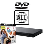 Sony Blu-ray Player UBP-X800 MultiRegion for DVD inc The Secret Life of Pets 4K