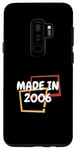 Coque pour Galaxy S9+ Fabriqué en 2006 pour la célébration de l'année de naissance ou d'anniversaire