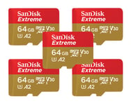 Sandisk Extreme 64gb Microsdxc Uhs-i Memory Card