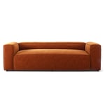 Decotique-Grand 2-Personers Sofa Fløjl, Copper Glow