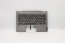 Lenovo ThinkBook 13s-IML Palmrest Touchpad Cover Keyboard German Grey 5CB0W44282