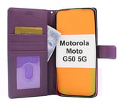 New Standcase Wallet Motorola Moto G50 5G (Lila)