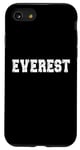 Coque pour iPhone SE (2020) / 7 / 8 Souvenir de l'Everest / Everest Mountain Climber / Police moderne