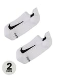 Nike Running Multiplier Socks - White/Black, White/Black, Size 5-8=M, Women