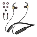 Baseman Bluetooth Headphones with Microphone Wireless Sport Earphones Workout Earbuds for Gym Running 20 Hours Play Time IPX6 Waterproof Sports in Ear Headphones for Computer Laptop Music