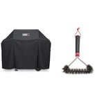 Weber Housse pour Barbecue - Housse de Protection pour Barbecues Spirit/Spirit II 300 et 200 & 12" Three-Sided Grill Brush