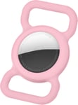 Ofkoz Collar Airtag Item holder for sporingsbrikke (rosa)