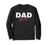 Happy Fathers day Men Outfits Pink Heart Funny Dad Girl Long Sleeve T-Shirt