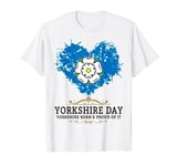 Yorkshire Day Rose Flag Idea For Kids & Northern England T-Shirt