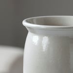 Keramik krukke, Jami by Meraki (H: 24 cm., Skallegrå)