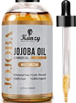 Kanzy Jojoba Oil Organic Cold Pressed 100% Pure 120ml Unrefined Hexane Free Oil