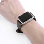 Ur: Læderlignende rem til Apple Watch, 42mm, Mørkebrun