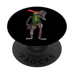PopSockets Rick and Morty - Pickle Rick with Laser Beam T-Shirt PopSockets Swappable PopGrip