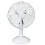 Challenge White Desk Fan - 7 Inch