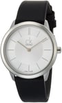 Minimal Calvin Klein K3M221C4 Grå/Läder Ø35 mm