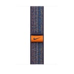 Apple Nike-sportloop i Game Royal/Orange, 45 mm