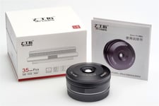 7artisans 5.6/35mm Black For L-MOUNT Full Format Pancake Lens (1716653614)