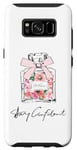 Galaxy S8 Stay Confident Flowers In Perfume Bottle For Women's & Girls Case