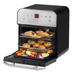 Digital Air Fryer with Oven & Grill - 2.5L, 1600W - Black/Silver