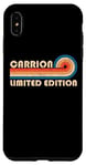 Coque pour iPhone XS Max CARRION Surname Retro Vintage 80s 90s Birthday Reunion