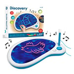 Discovery 1306006401-Glow Palette Musical LED Art Pad-Tablette pour Dessiner avec Sons et lumières-pour Les Enfants à partir de 3 Ans, 1306006401, Multicolore, Moyen