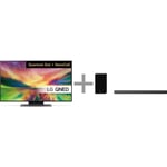 LG QNED82 50" 4K QNED TV (2023) + LG SPD75YA 3.1.2 Dolby Atmos Soundbar -tuotepaketti