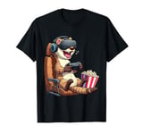 Gamer Mongoose Headset Gaming Animal Video Game Player T-Shirt