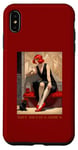 iPhone XS Max Red-Headed Flapper and Her Black Cat, Art Deco Ladies Series Case