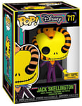 Figurine Funko Pop - L'étrange Noël De M. Jack [Disney] N°717 - Jack Skellington Avec Serpent Blacklight (64964)