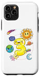 Coque pour iPhone 11 Pro 3rd Birthday Kids Outer Space 3 Years Old Planet Party