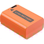 SmallRig 4965 NP-FW50 USB-C uppladdningsbart kamerabatteri – Orange