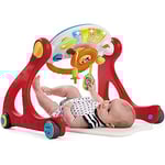 Chicco Portique multi-activités 4 en 1, Table d'activités et Trotteur Marche pour bébé, avec Activités Manuelles, Lumières et Sons, Panneau Electronique Amovible - Jouet pour bébé de 3 à 36 mois