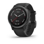 Garmin Fenix 6S Sapphire Smartwatch Carbon Gray with Black Band 010-02159-7F