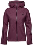 Black Diamond - W STORMLINE STRETCH RAIN SHELL - Blackberry-5016 - M